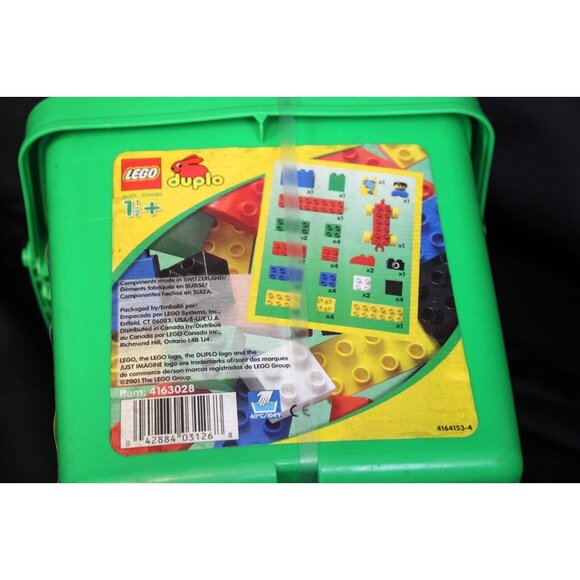 40 Pc 2001 Lego Duplo Baby Preschool Building Toy 3126 Container Bin Storage - Picture 5 of 8